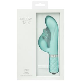 Pillow Talk Kinky Dual Massager Teal 8.5