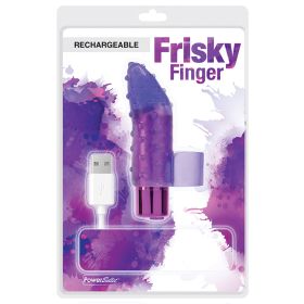 PowerBullet Frisky Fingers Rechargeable Purple 2.5