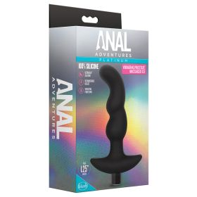 Anal Adventures Platinum Silicone Vibrating Prostate Massager 03