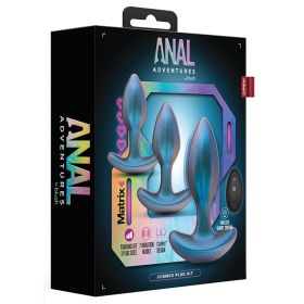 Anal Adventures Matrix Cosmos Plug Kit Lunar