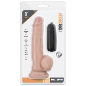 Dr. Skin Dr. Spin Gyrating Realistic Dildo Vanilla 8