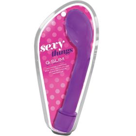 Sexy Things G Slim Petite Satin Touch Purple 6.5