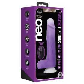 Neo Elite Encore Vibrating Dildo Purple 8