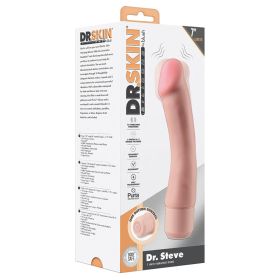 Dr. Skin Silicone Dr. Steve Vibrating Dildo Vanilla 7