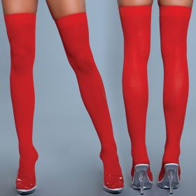 BeWicked Opaque Nylon Thigh Highs