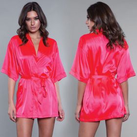 BeWicked Satin Robe Hot