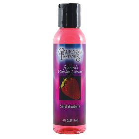 Razzels Warming Lube Sinful Strawberry 4oz