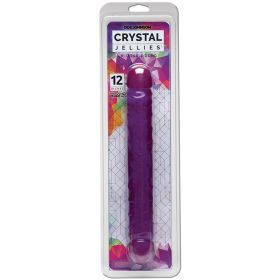Crystal Jellies Jr Double Dong Purple 12
