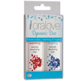 Oralove Dynamic Duo Lube Warming & Tingling