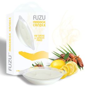 Fuzu Massage Candle Fiji Dates & lemon Peels