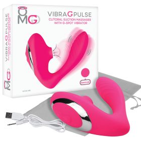 OMG Clitoral Suction Massager with G Spot Vibrator
