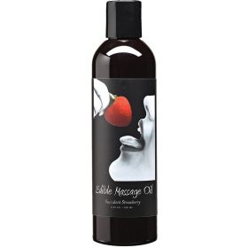 Earthly Body Edible Massage Oil Succulent Strawberry