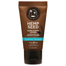 Earthly Body Hemp Seed Lotion Sunsational 1oz