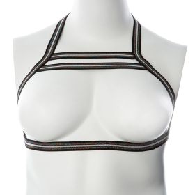 Gender Fluid Silver Lining Harness Rainbow Glitter S L Boxed