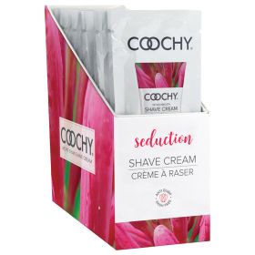 Coochy Shave Cream Seduction 15ml Foil Display of 24