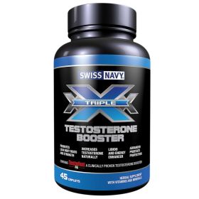 Triple X Testosterone Booster 45 Count Bottle