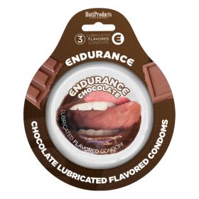 Endurance Condoms Chocolate 3pk