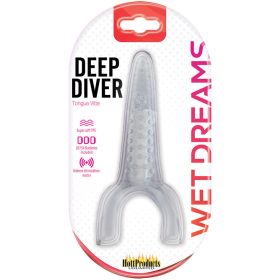 Tongue Star Deep Diver Vibrating Tongue Clear