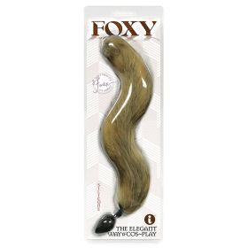 Foxy Silicone Tail Butt Plug Gold