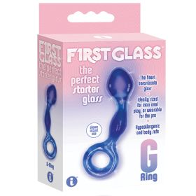 The 9's First Glass G Ring Anal & Vagina Stimulator