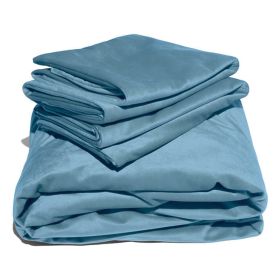 Liberator Fascinator Liquid Velvet Sheets K Teal