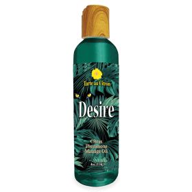Desire Pheromone Massage Oil Citrus 4oz