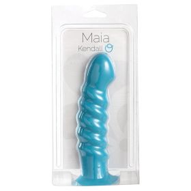 Maia Kendall Silicone Swirl Dong Neon