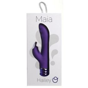 Maia Hailey Crystal Gems Dual Rabbit Neon Purple 6