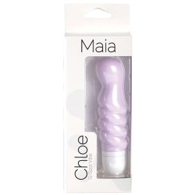 Maia Chloe Twisty Silicone G Spot Vibe Lavender 5