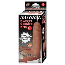 Natural Real Skin Squirting Penis #1 Brown