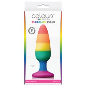 Colours Pride Edition Pleasure Plug Rainbow Medium