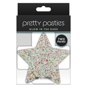 Pretty Pasties Star & Cross Glow 2pk