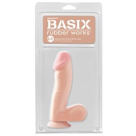 Basix Rubber Works Dong with Suction Cup Light 6.5