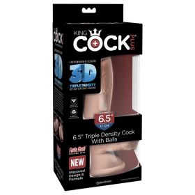 King Cock Plus Triple Density Cock with Balls Light 6.5