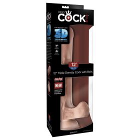 King Cock Plus Triple Density Cock with Balls Light 12