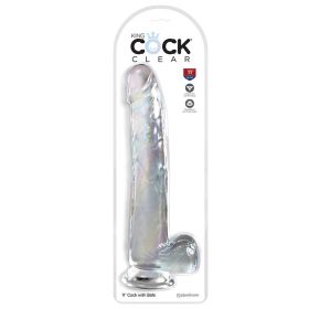 King Cock Clear with Balls Clear 11