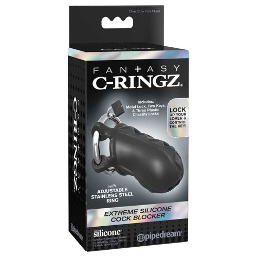 Fantasy C Ringz Extreme Silicone Cock Blocker Fantasy C Ringz Extreme Silicone Cock Blocker
