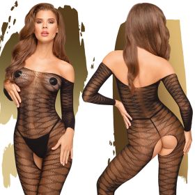 Penthouse Dreamy Diva Sheer Body Stocking With Open Crotch