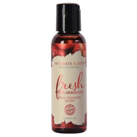Intimate Earth Oral Pleasure Glide Fresh Strawberries 2oz