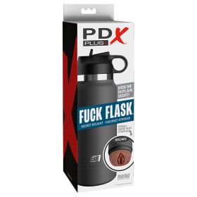 PDX Plus Fuck Flask Secret Delight Brown