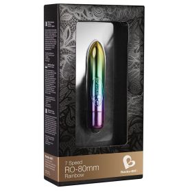 Rocks Off RO 80mm 7 Speed Bullet Rainbow