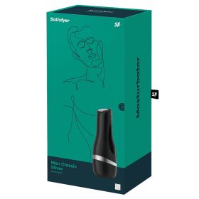 Satisfyer Men Classic Silver Masturbator Silver