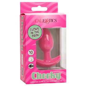 Cheeky Vibrating Glow In The Dark Butt Plug