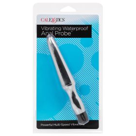 Vibrating Waterproof Anal Probe Silver 6.5