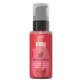 Sensuva Sizzle Lips Warming Gel Strawberry 2oz