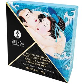 Shunga Moonlight Bath Sea Salt Crystals Ocean Breeze 2.