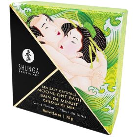 Shunga Moonlight Bath Sea Salt Crystals Lotus Flower 2.