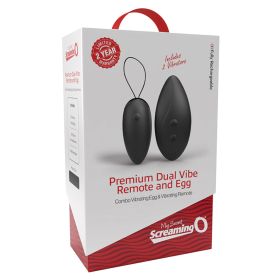 Screaming O My Secret Premium Dual Vibe Remote and Egg