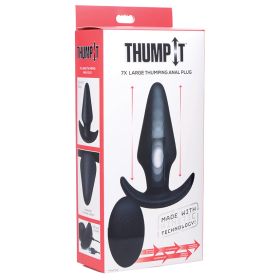 Thump It Silicone Remote Control Butt Plug Large