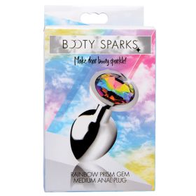 Booty Sparks Rainbow Prism Gem Anal Plug Medium